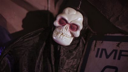 Halloween Skull at the Lockup Bar in Japan | Lockup Bar In Japan | Japan Travel Video | ANYDOKO