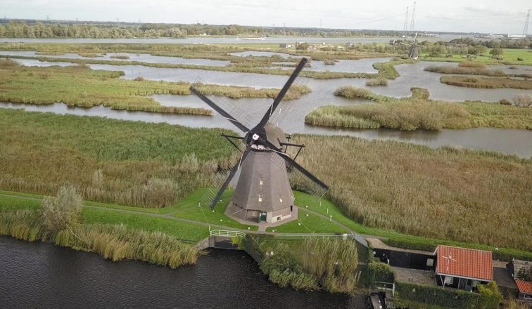 Windmills in Netherlands | Netherlands From Above | Netherlands Travel Video | ANYDOKO
